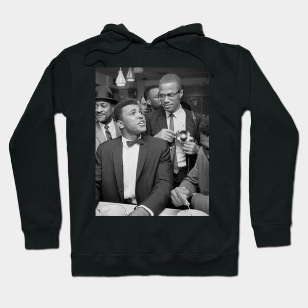 malcolm x Muhammad ali Hoodie by DulurPancing Arts